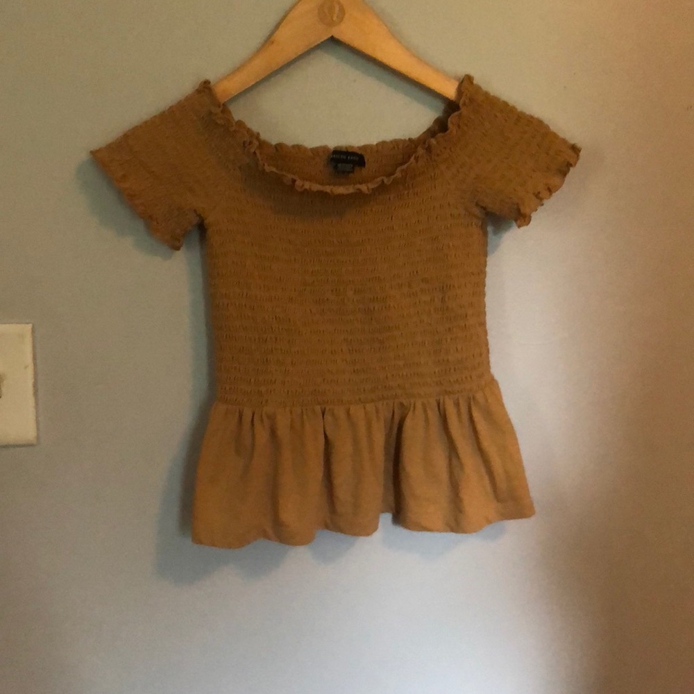 Scrunch crop shirt